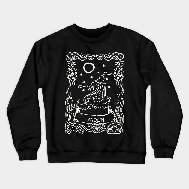 The Moon Crewneck Sweatshirt by SophieJewel